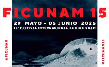 Imagen promocional con el logo y las fechas del FICUNAM 2025.